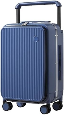 Luggage Wide Handle Luxury Design Rolling Travel Suitcase PC Hardside dengan Frame Aluminium Hollow Spinner Wheels,