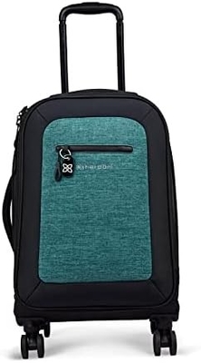 22 Inch Travel Soft Side Baggage, Bagasi tahan lama, koper dengan roda, bagasi rolling ringan yang dibawa,