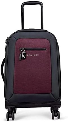 22 Inch Travel Soft Side Baggage, Bagasi tahan lama, koper dengan roda, bagasi rolling ringan yang dibawa,