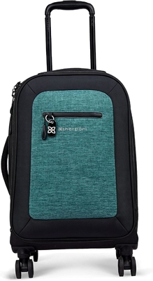 22 Inch Travel Soft Side Baggage, Bagasi tahan lama, koper dengan roda, bagasi rolling ringan yang dibawa,