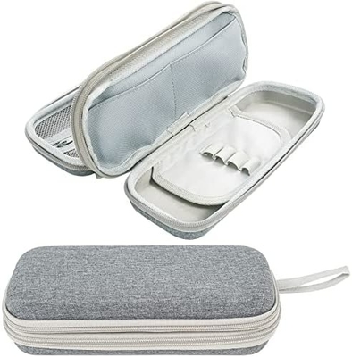 ProCase Pen Pencil Case, 2-Layer EVA Zipper Pencil Box Pouch Kapasitas Besar Penyelenggara Penyimpanan Alat tulis untuk Sekolah