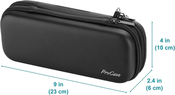 ProCase Pen Pencil Case, 2-Layer EVA Zipper Pencil Box Pouch Kapasitas Besar Penyelenggara Penyimpanan Alat tulis untuk Sekolah