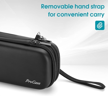 ProCase Pen Pencil Case, 2-Layer EVA Zipper Pencil Box Pouch Kapasitas Besar Penyelenggara Penyimpanan Alat tulis untuk Sekolah