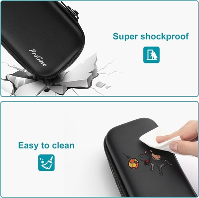 ProCase Pen Pencil Case, 2-Layer EVA Zipper Pencil Box Pouch Kapasitas Besar Penyelenggara Penyimpanan Alat tulis untuk Sekolah