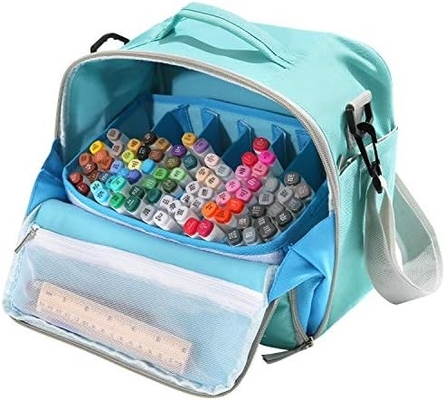 Storage Tote Bag for Marker Pen Brush Pen Coloring Pencils Books Art and Crafts Supplies Tools Cosmetics, hingga 130 Pen