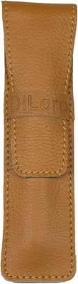 Single Pen Case Holder Sleeve tebal Buffalo Full Grain Kulit (Buffalo Cahaya Tan)
