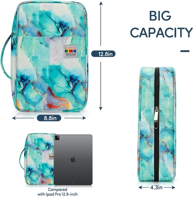 300 Slot Color Pencil Case - Pen Case Organizer dengan Handy Wrap & Zipper, Multilayer Holder untuk Prismacolor Color Pen