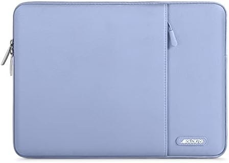 Tas Sleeve Laptop Kompatibel dengan MacBook Air 13 M3 A3113 M2 /Pro 13 M2 M1,Polyester Vertikal Case dengan Pocket, Gray