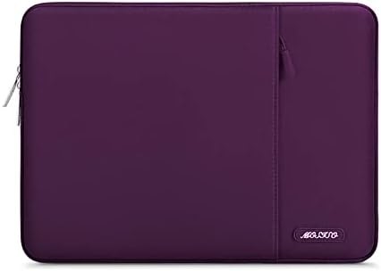 Tas Sleeve Laptop Kompatibel dengan MacBook Air 13 M3 A3113 M2 /Pro 13 M2 M1,Polyester Vertikal Case dengan Pocket, Gray