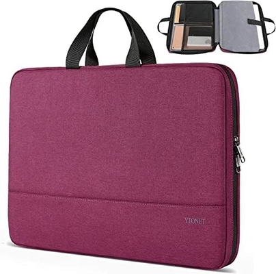 Laptop Case, 15.6 inci TSA Laptop Bag Laptop Sleeve Water Resistant Laptop Case Laptop Carrying Case