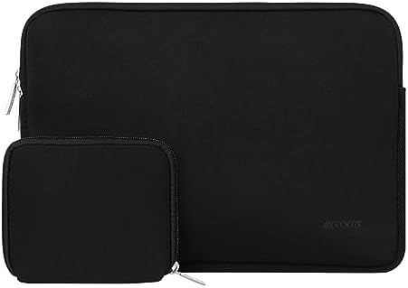 Laptop Sleeve Kompatibel dengan MacBook Air/Pro, 13-13.3 inci Notebook, Neoprene Bag dengan Case Kecil, Apricot