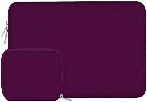 Laptop Sleeve Kompatibel dengan MacBook Air/Pro, 13-13.3 inci Notebook, Neoprene Bag dengan Case Kecil, Apricot