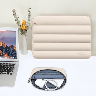 Cocok untuk MacBook Air / Pro, laptop 13-13.3-inci, cocok untuk MacBook Pro 14-inci poliester horizontal paket dengan kecil