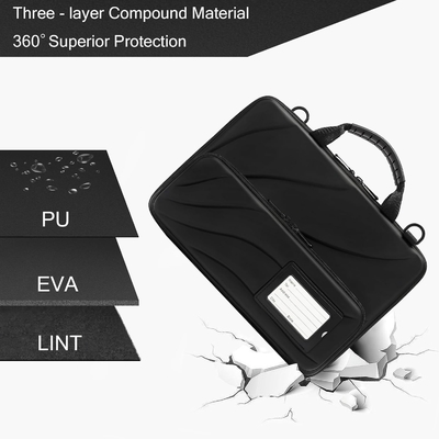 BUG 14.2-15.6 Inch Laptop Case Hard Shell, Laptop Protective Carrying Case dengan Stand untuk Dissipasi Panas
