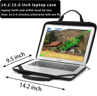 BUG 14.2-15.6 Inch Laptop Case Hard Shell, Laptop Protective Carrying Case dengan Stand untuk Dissipasi Panas