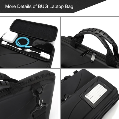 BUG 14.2-15.6 Inch Laptop Case Hard Shell, Laptop Protective Carrying Case dengan Stand untuk Dissipasi Panas