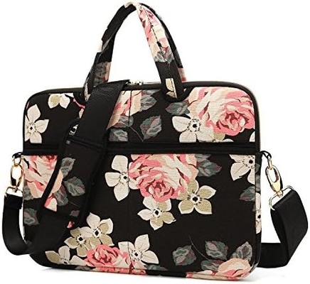 Red Bohemia Patten Waterproof Laptop Shoulder Messenger Bag Case Sleeve untuk 12 Inch 13.3 Inch Laptop