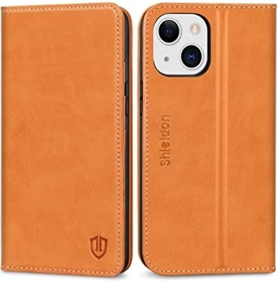 Kasus dompet kulit lipat Segel magnetik Pengendali slot kartu RFID Kasus yang dilindungi sepenuhnya kompatibel dengan iPhone 13
