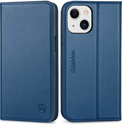 Kasus dompet kulit lipat Segel magnetik Pengendali slot kartu RFID Kasus yang dilindungi sepenuhnya kompatibel dengan iPhone 13