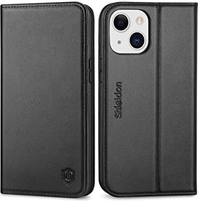 Kasus dompet kulit lipat Segel magnetik Pengendali slot kartu RFID Kasus yang dilindungi sepenuhnya kompatibel dengan iPhone 13