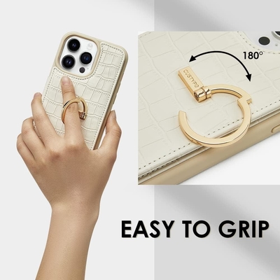 iPhone 13Pro Max 6,7 &quot;, dompet dengan pemegang kartu, kulit pelindung dengan pemegang cincin,