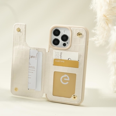iPhone 13Pro Max 6,7 &quot;, dompet dengan pemegang kartu, kulit pelindung dengan pemegang cincin,