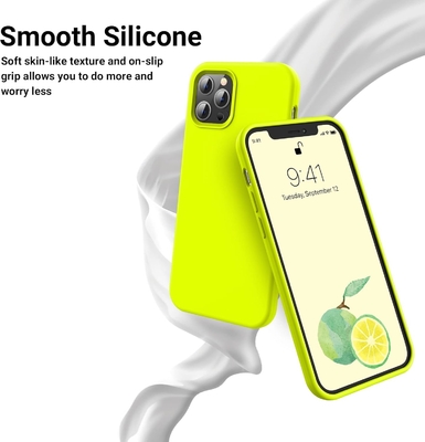 Kasus iPhone 12 Pro Max, Perlindungan Kelas Militer, Silikon Shockproof, Anti Fingerprint &amp; Anti-Slip, Kasus Telepon
