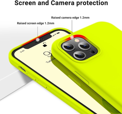 Kasus iPhone 12 Pro Max, Perlindungan Kelas Militer, Silikon Shockproof, Anti Fingerprint &amp; Anti-Slip, Kasus Telepon