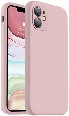 Kompatibel dengan iPhone 11 Case, Silicone Cairan yang Ditingkatkan dengan [Tembok Kuadrat] [Lapisan Mikrofiber Anti-Goresan Lembut]