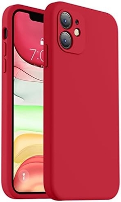 Kompatibel dengan iPhone 11 Case, Silicone Cairan yang Ditingkatkan dengan [Tembok Kuadrat] [Lapisan Mikrofiber Anti-Goresan Lembut]