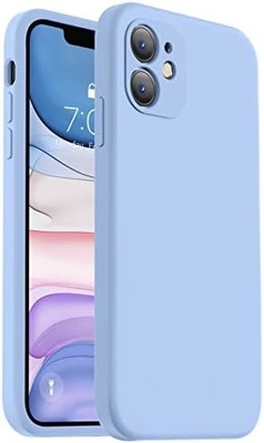 Kompatibel dengan iPhone 11 Case, Silicone Cairan yang Ditingkatkan dengan [Tembok Kuadrat] [Lapisan Mikrofiber Anti-Goresan Lembut]