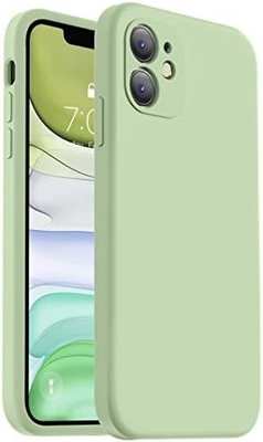 Kompatibel dengan iPhone 11 Case, Silicone Cairan yang Ditingkatkan dengan [Tembok Kuadrat] [Lapisan Mikrofiber Anti-Goresan Lembut]