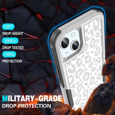 [5 dalam 1 untuk iPhone 15 Plus Case,dengan 2 Paket Screen Protector + 2 Paket Kamera Lens Protector,Heavy-Duty Tough Rugged