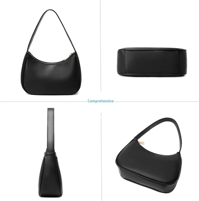 Tas bahu untuk wanita, Tas tangan Hobo Tote yang lucu Tas kopling mini dengan penutupan ritsleting