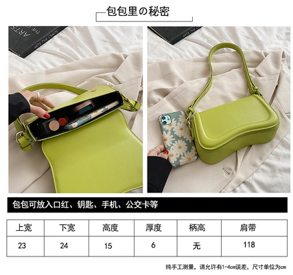 Tas Bahu Kecil untuk Wanita Tas Crossbody Trendi Tas Kulit Waterproof Tas Keranjang Clutch Tote Tas Desainer