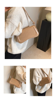 Tas Bahu Kecil untuk Wanita Tas Crossbody Trendi Tas Kulit Waterproof Tas Keranjang Clutch Tote Tas Desainer