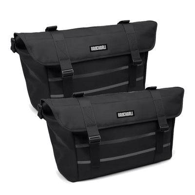Tas Sepeda Khusus Tas Bahu Double Pannier Dirancang dengan kapasitas besar dan tali bahu yang dapat disesuaikan