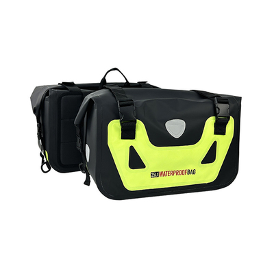 Kapasitas besar 25L Waterproof Motorcycle Saddlebags Tas sepeda motor