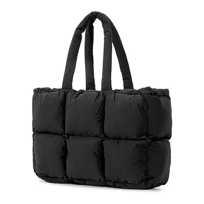 Tas Puffy Quilted Bergaya untuk Wanita Sesuaikan Tas Anda dengan Layanan OEM dan ODM