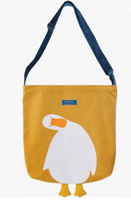 Tas Tote Canvas yang Cantik - Tas Tote Grafis untuk Makan Siang & Grocery