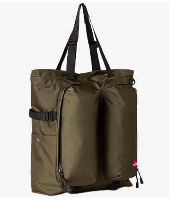 Unisex kotak merah Tote Tas