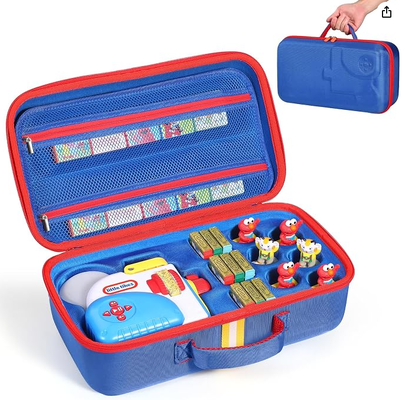 Hard Carrying Case Fits for Little Tikes Story Dream Machine Books Starter Set, Large Protective Travel Container Case for Storytime Audio Play Real for Littles Character Collection, (Hanya Kotak)