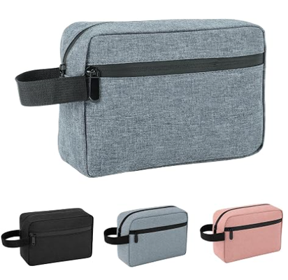 Tas Toiletries Gantung Pria Wanita Makeup Organizer Pink | Tas Toiletries Tahan Air untuk Perlengkapan Mandi, Alat Cukur & Tas Organizer Kosmetik Gantung, untuk Perjalanan, Kamar Mandi, Hadiah