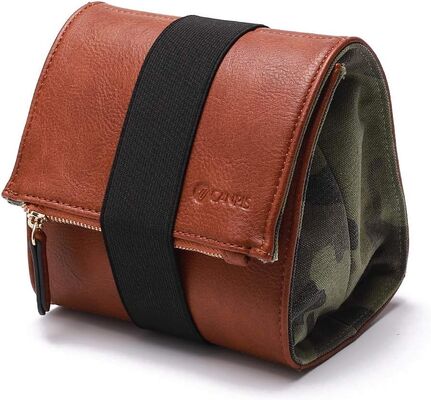 CANPIS Case Kamera Tanpa Cermin, Tas Kamera Kulit Kecil Kantong Lensa, Tas Perjalanan Fotografi, Kantong Penyimpanan Outdoor