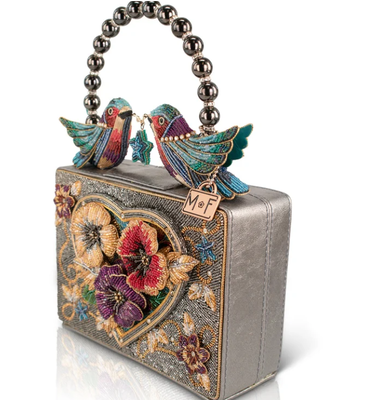 Flattering Heart Top Handle Handbag Coin Purse Kunci cincin dan mudah terbuka pemicu kail Perhiasan koin kantong kecil