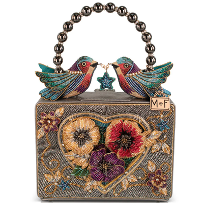 Flattering Heart Top Handle Handbag Coin Purse Kunci cincin dan mudah terbuka pemicu kail Perhiasan koin kantong kecil