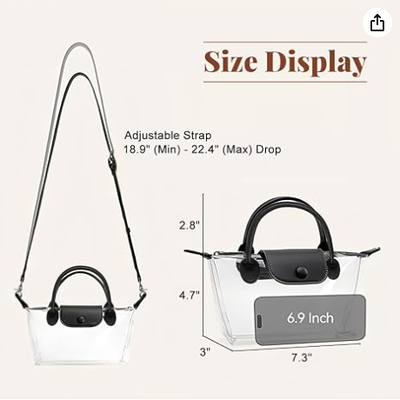 Tas Bening untuk Wanita, Tas Selempang yang Disetujui Stadion, Tas Tangan Stadion untuk Konser & Acara Olahraga