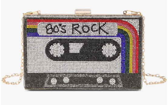 Wanita Retro Crossbody Tas Rhinestone Fun Unik Evening Clutch Tas untuk Wanita