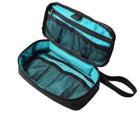 EVA Fascia Gun Electronic Hard Case Mesh Pocket Di Dalam Lapisan 210T