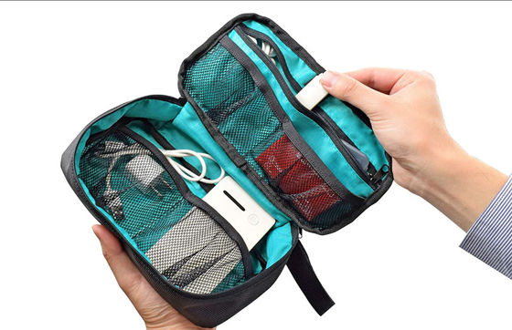EVA Fascia Gun Electronic Hard Case Mesh Pocket Di Dalam Lapisan 210T